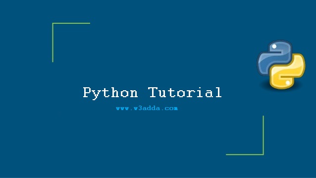 Python Tutorial W3adda