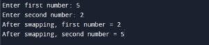 C Program To Swap Two Numbers Using Bitwise Operators - W3Adda