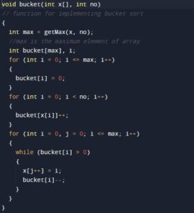 C Program to implement Bucket sort Algorithm - W3Schools ...